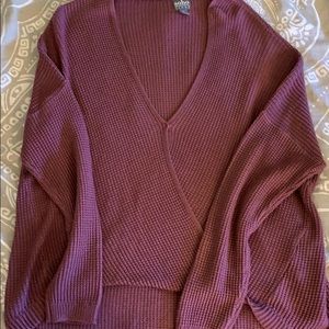Purple sweater top